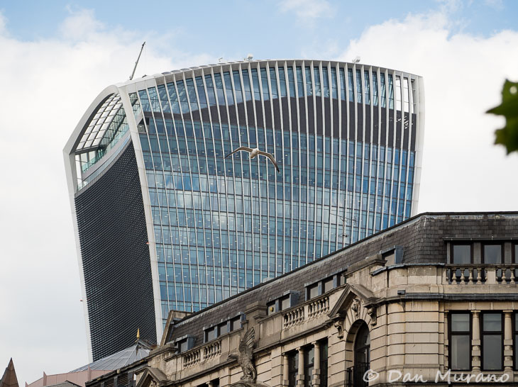 20 Fenchurch, also known as the 'Walkie-Talkie' building. © Dan Murano
